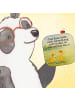 Mr. & Mrs. Panda Glas-Untersetzer Füchse Hochzeit Design mit Spruch in Weiß