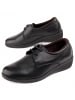 Purapiel Schnürschuhe Keilabsatz Anilav in Schwarz