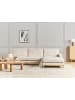 Beliani Ecksofa SIGGARD in Beige/Braun - (W) 321 x (H) 92 x (L) 168 cm