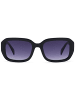 styleBREAKER Retro Sonnenbrille in Schwarz / Grau Verlauf