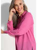GOLDNER Zeitlose Viskosebluse mit Hemdkragen in pink