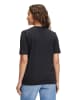 BETTY & CO Basic Shirt mit Rundhalsausschnitt in Schwarz
