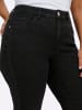 sheego Gerade Jeans in black denim