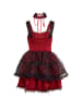 nelice Women Dress in Red Black