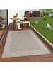 Pergamon In- & Outdoor Teppich Valencia Bordüre in anthrazit
