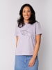 wat? Apparel T-Shirt Don't Hurt Yourself in Lavender