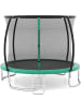 COSTWAY Ø305 cm Trampolin Outdoor mit Leiter in Grün
