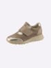 Heine Sneaker in taupe-hellgoldfarben