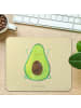 Mr. & Mrs. Panda Mauspad Avocado Glücklich ohne Spruch in Gelb Pastell