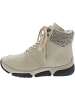 rieker Schnürstiefel Beige