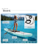 tectake Stand-Up Paddle Board 2in1, Belastbarkeit 200 kg, 288 x 77 x 22,5 cm