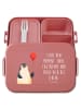 Mr. & Mrs. Panda MEPAL Bentobox Pinguin Luftballon Motiv mit Spruch in Rot Pastell