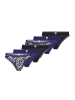 Sloggi String GO Crush in Schwarz / Blau