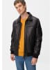 Camel Active Pilotenjacke im Wash Look mit abnehmbaren Teddykragen in Asphalt