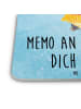 Mr. & Mrs. Panda Bierfilz Pinguin Kokosnuss mit Spruch in Eisblau