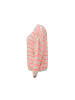 Hailys Pullover in beige-neon orange stripe