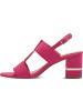 Marco Tozzi Plateau-Sandaletten in pink/red