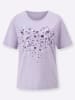 Sieh an! Kurzarmshirt in flieder-weiß