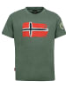 Trollkids T-Shirt "Oslo" in Khakigrün