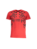 cavalli CLASS Rot Baumwolle Herren T-Shirt