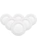 Villeroy & Boch 6er Set Speiseteller Gray Pearl ø 27,5 cm in weiß