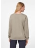MADELEINE Sweatshirt mit Knoten-Drapierung in dunkelsahara
