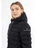 DreiMaster Maritim Wattierte Winterjacke in Schwarz