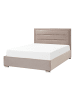 Beliani Doppelbett ROUEN in Beige - (W) 148 x (H) 111 x (L) 214 cm