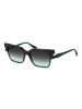 Ana Hickmann Frauen Sonnenbrille Rechtwinklig Grün