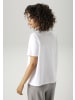 Aniston CASUAL T-Shirt in weiß-rot-rosa-dunkelrot
