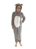 NORMANN Jumpsuit Overall Onesie Schlafanzug Tier - 50984 in Grau