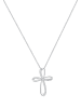 Elli Halskette 925 Sterling Silber Kreuz in Silber