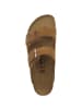 Birkenstock Sandale Arizona Veloursleder schmal in braun