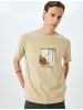KOTON TSHIRT SS in Beige