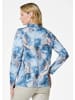 GOLDNER Kurzgröße:  Sweatshirt Sweatshirt in blau / gemustert