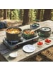 Outsunny Campinggeschirr in Grau 20,5L x 20,5B x 15,5H cm