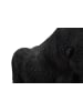 Mauro Ferretti Gorilla aus schwarzem Kunstharz, 35 x 21,5 x 37,5 cm
