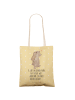 Mr. & Mrs. Panda shopping bag Papa Bär mit Spruch in Gelb Pastell