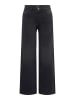 ONLY Jeans mit weitem Bein in Washed Black