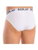 Replay Underwear 2er-Set: Slip in White