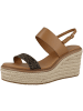 Calvin Klein Keilsandale Wedge Sandal 50 - Mono Mix in braun