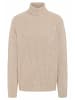 !SOLID Rollkragenpullover für Damen in beige