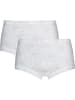 Con-ta Baumwolle, Feinripp Taillenslip 2er-Pack kochfest in weiß