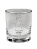 Mr. & Mrs. Panda Tumbler Glas Pinguin Marienkäfer ohne Spruch in Transparent