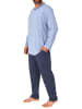 NORMANN langarm Schlafanzug Pyjama - 78015 in marine