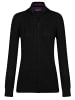 Felix Hardy Grobstrick Zopfmuster Langarm Strickjacke in Schwarz
