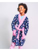Peppa Pig Kinder Bademantel Peppa Pig in Blau-Rosa