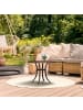 relaxdays Gartentisch in Schwarz/ Bronze - (B)54 x (H)53 x (T)54 cm
