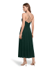 Vera Mont Abendkleid mit Volant in Dark Moss