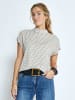 Peppercorn Top in Whitecap Cream Print